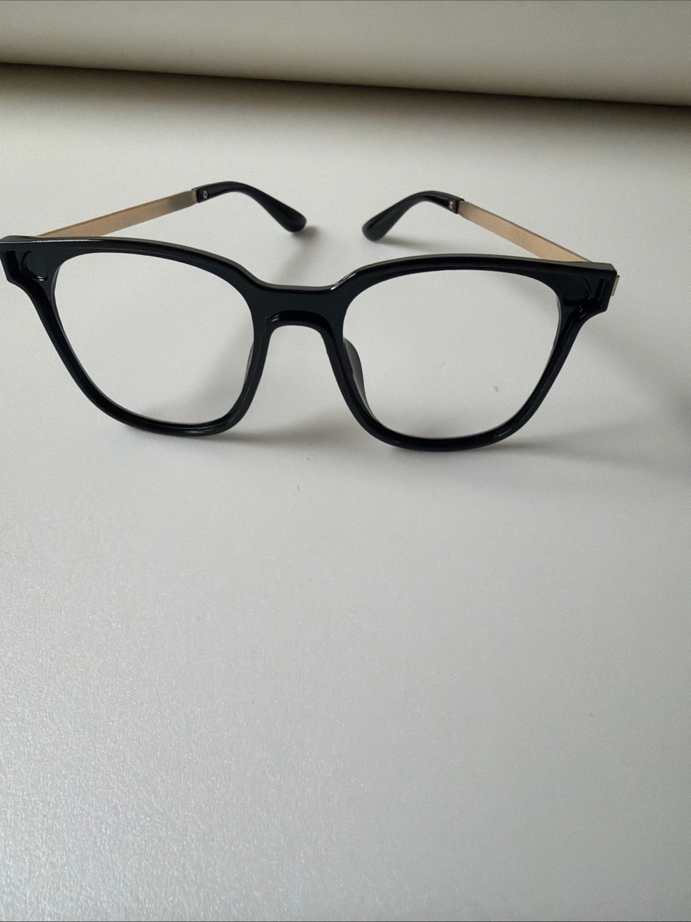Black Men's Square Frame Glasses - Ray Ban Collection